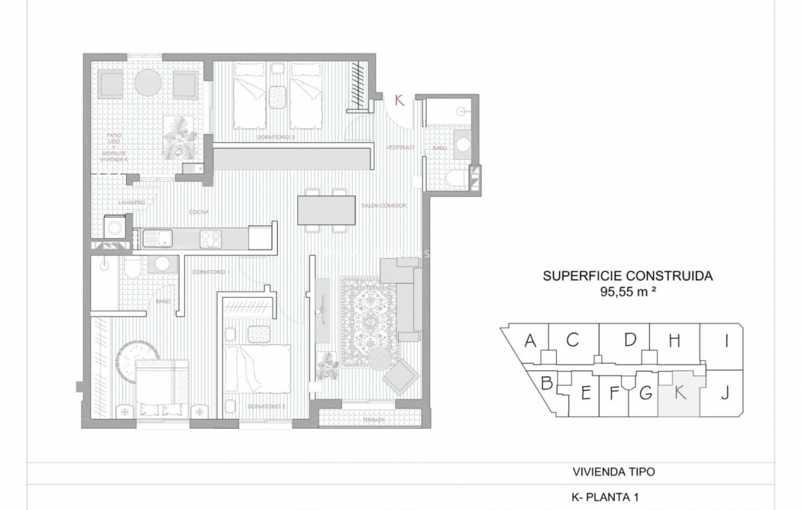 New Build - Apartment / flat - Alcantarilla - pueblo