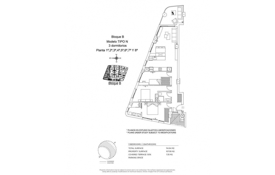 New Build - Apartment / flat - La Manga del Mar Menor - 1ª Linea Del Mar Mediterraneo