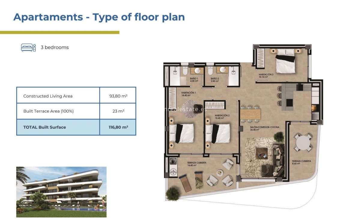 New Build - Apartment / flat - Orihuela Costa - La Ciñuelica