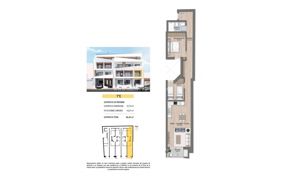 New Build - Apartment / flat - Torrevieja - Playa de El Cura