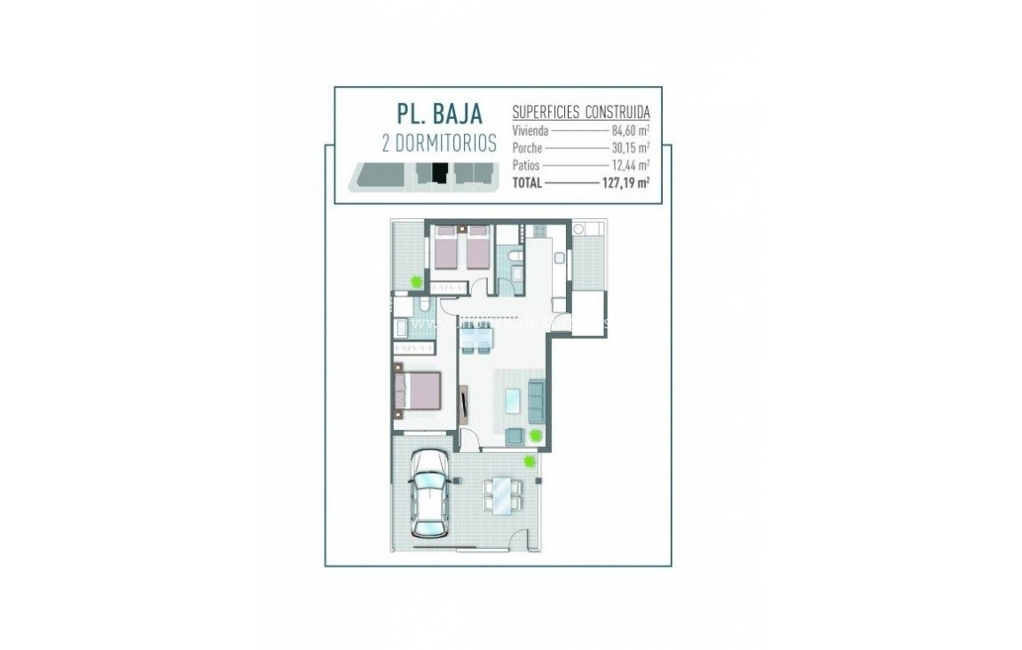 New Build - Bungalow - Pilar de La Horadada - La Rambla