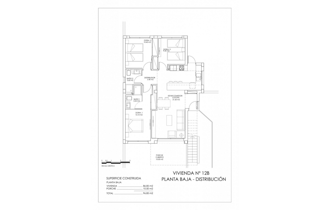 New Build - Bungalow - San Miguel de Salinas - VistaBella Golf