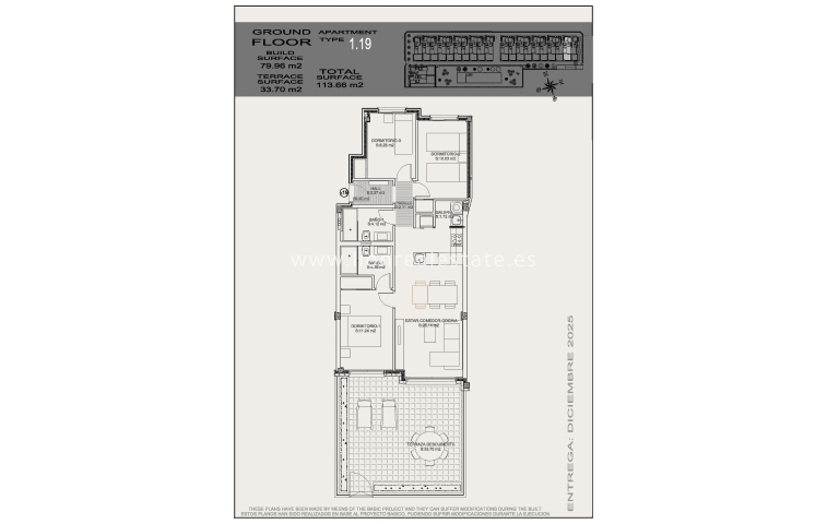 New Build - Bungalow - Torrevieja - Altos del Sol