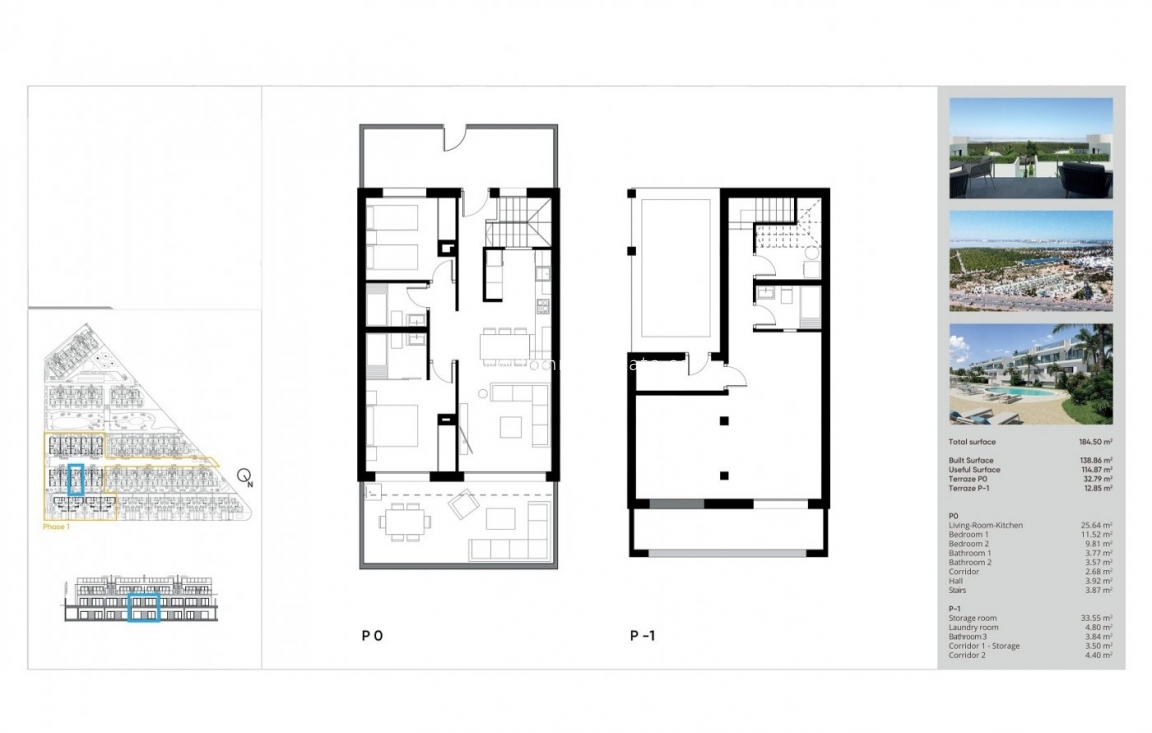 New Build - Bungalow - Torrevieja - Lago Jardin