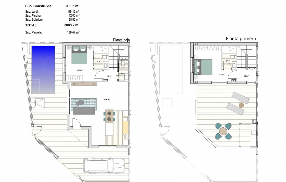 New Build - Quad House - Torre Pacheco - El Alba