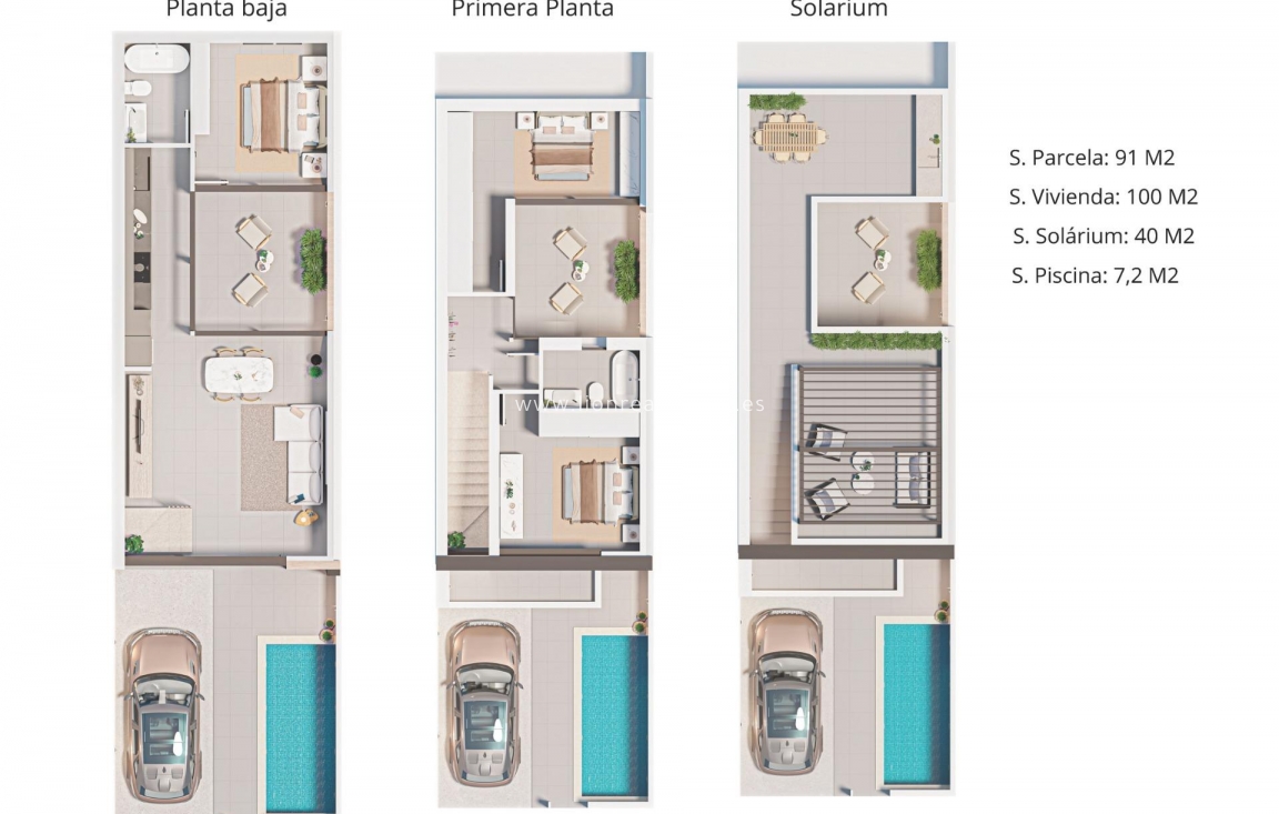 New Build - Town House - San Pedro del Pinatar - Pueblo