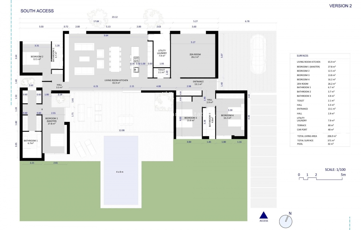 New Build - Villa - Banos y Mendigo - Altaona Golf