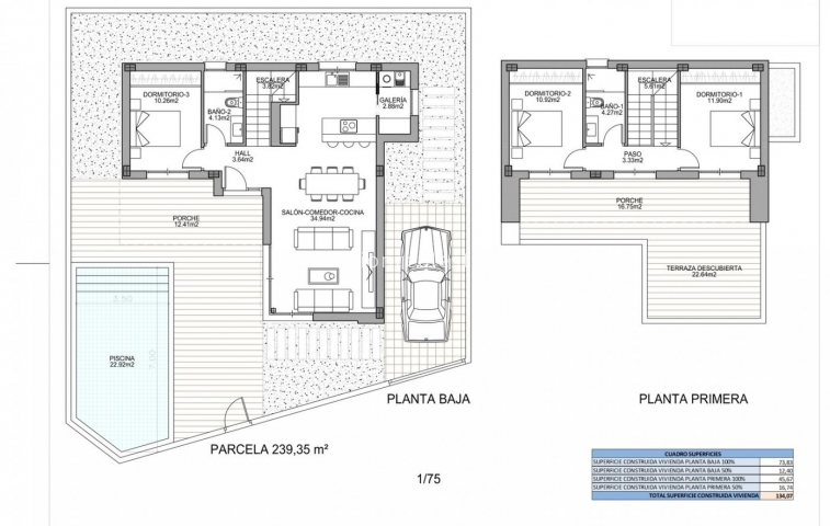 New Build - Villa - Benijofar - Polideportivo