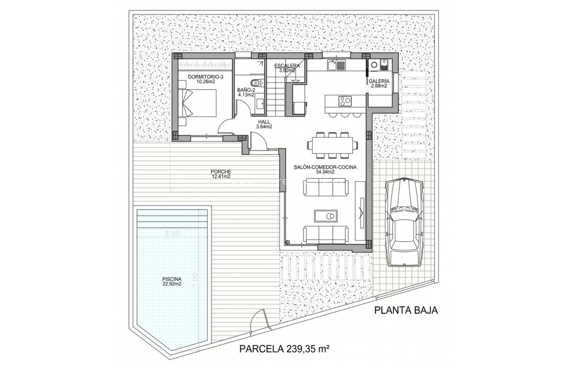 New Build - Villa - Benijofar - Polideportivo