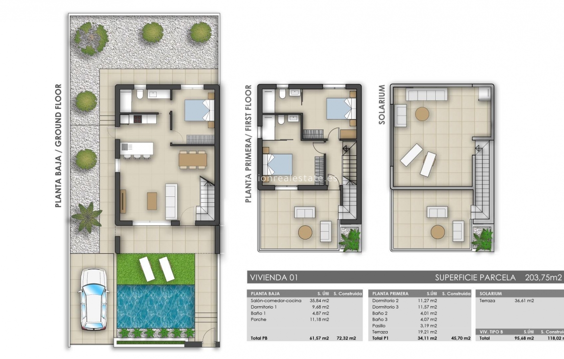 New Build - Villa - Pilar de La Horadada - Polideportivo