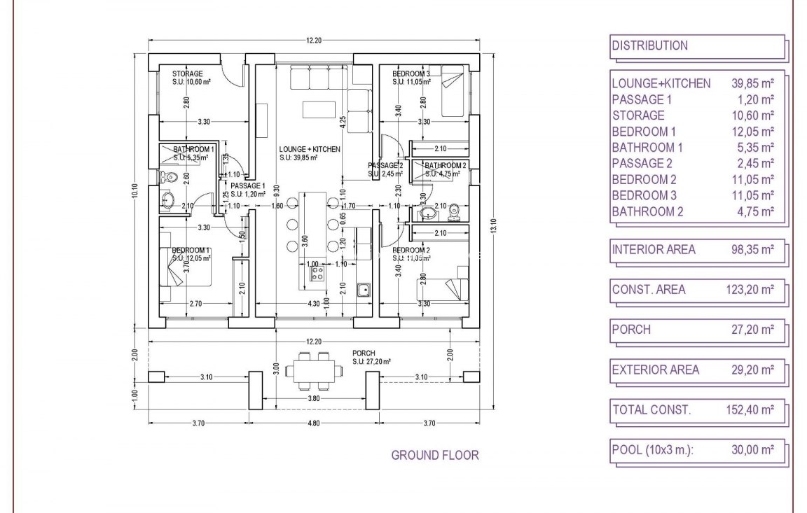 New Build - Villa - Pinoso - Lel