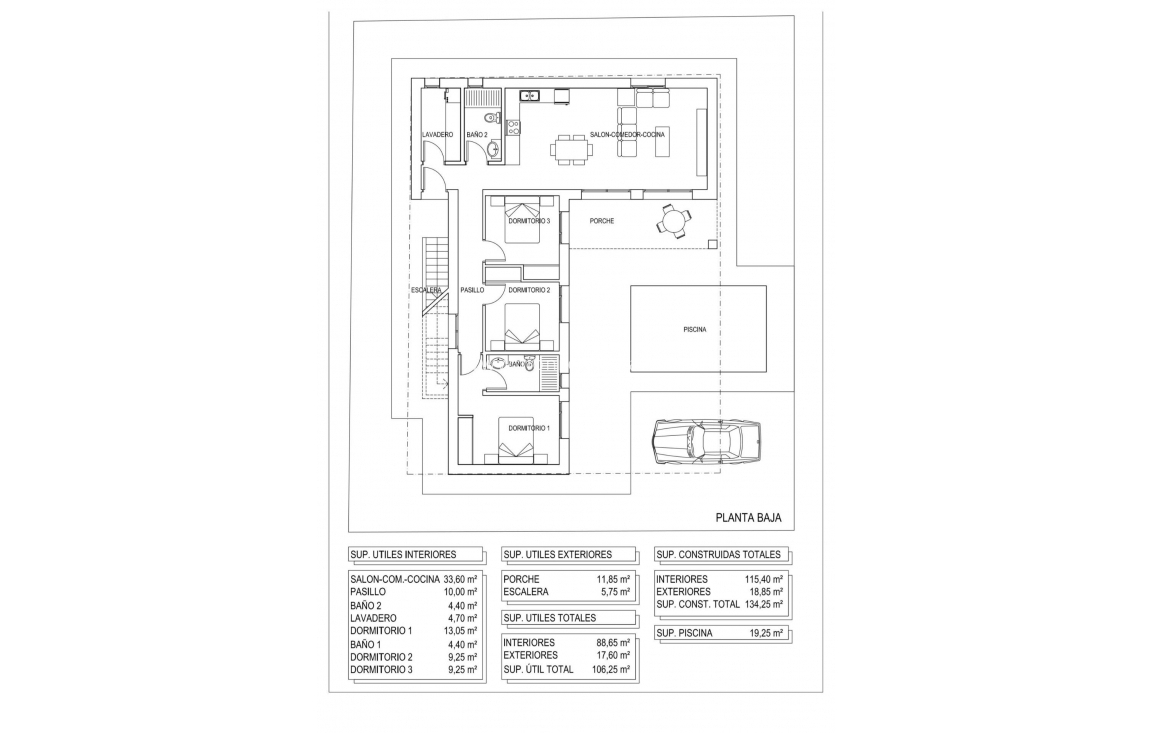 New Build - Villa - Pinoso - Lel