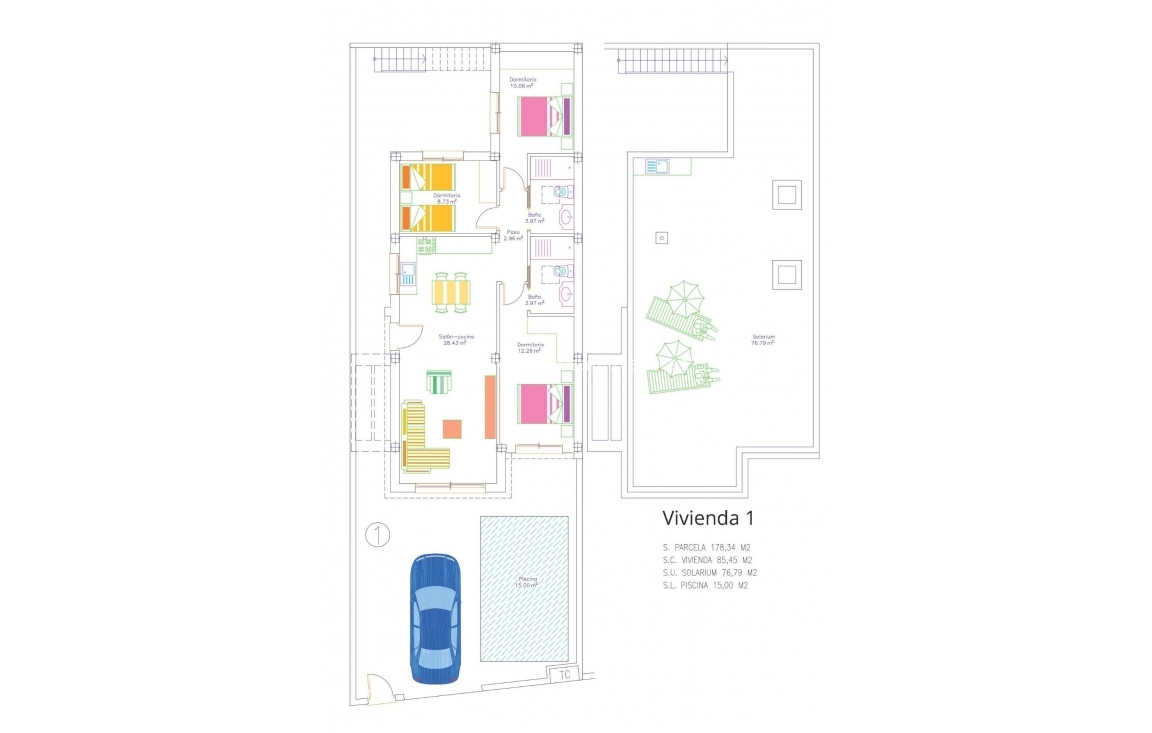 New Build - Villa - San Javier - pueblo