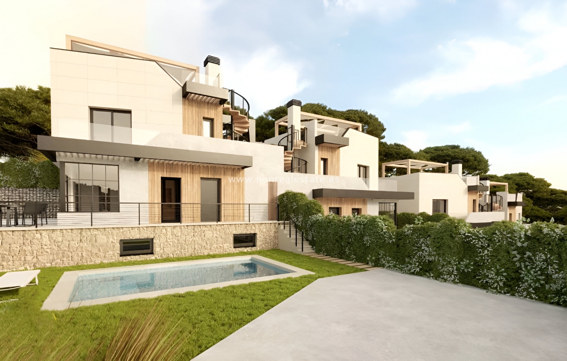 Новое здание - semi-detached - Polop