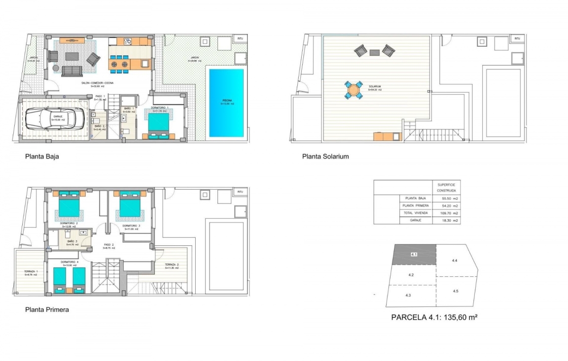 Новое здание - Town House - Los Belones - pueblo