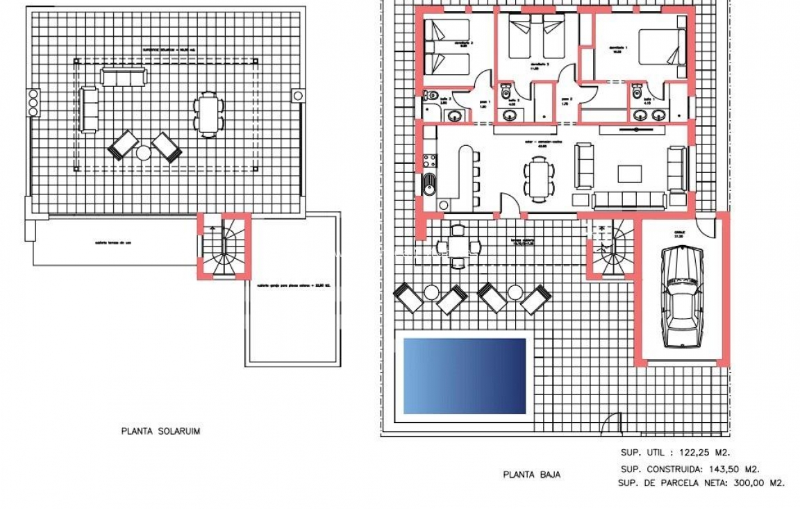 Новое здание - Villa - Fuente Álamo - La Pinilla