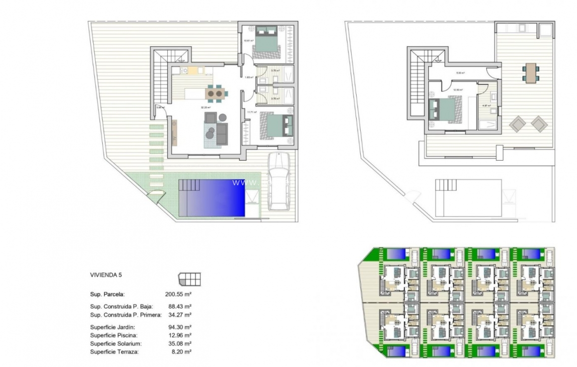 Новое здание - Villa - Torre Pacheco - Roldán