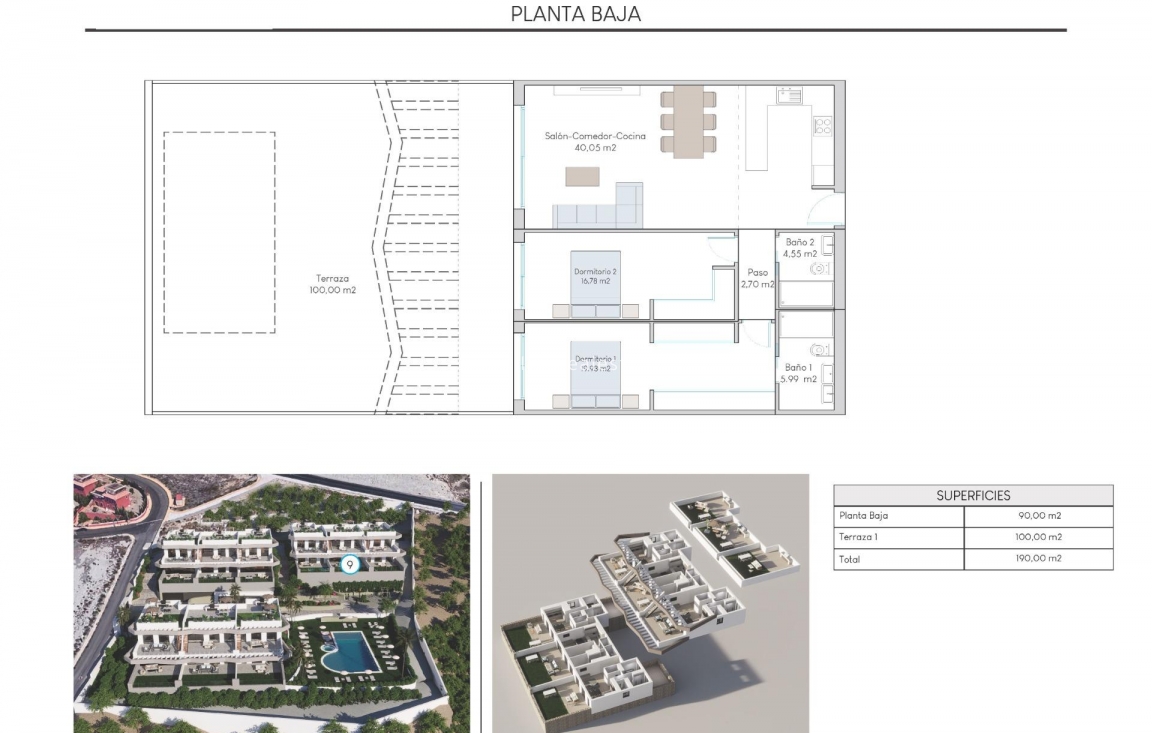 Nowy budynek - Bungalow - Finestrat - Balcón De Finestrat