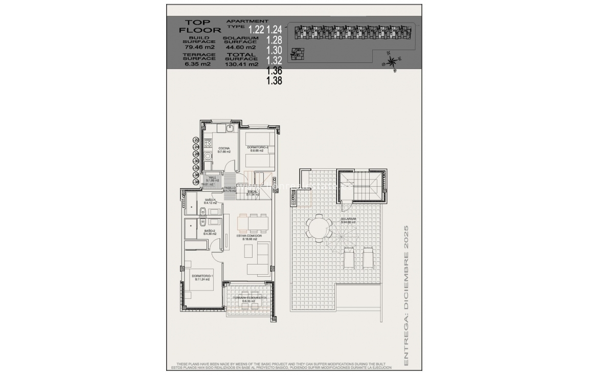 Nowy budynek - Bungalow - Torrevieja - Altos del Sol