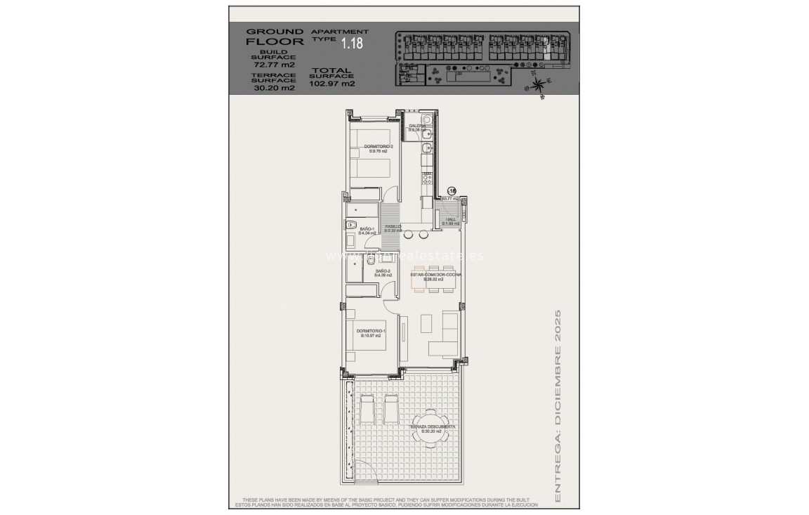 Nowy budynek - Bungalow - Torrevieja - Torrejón