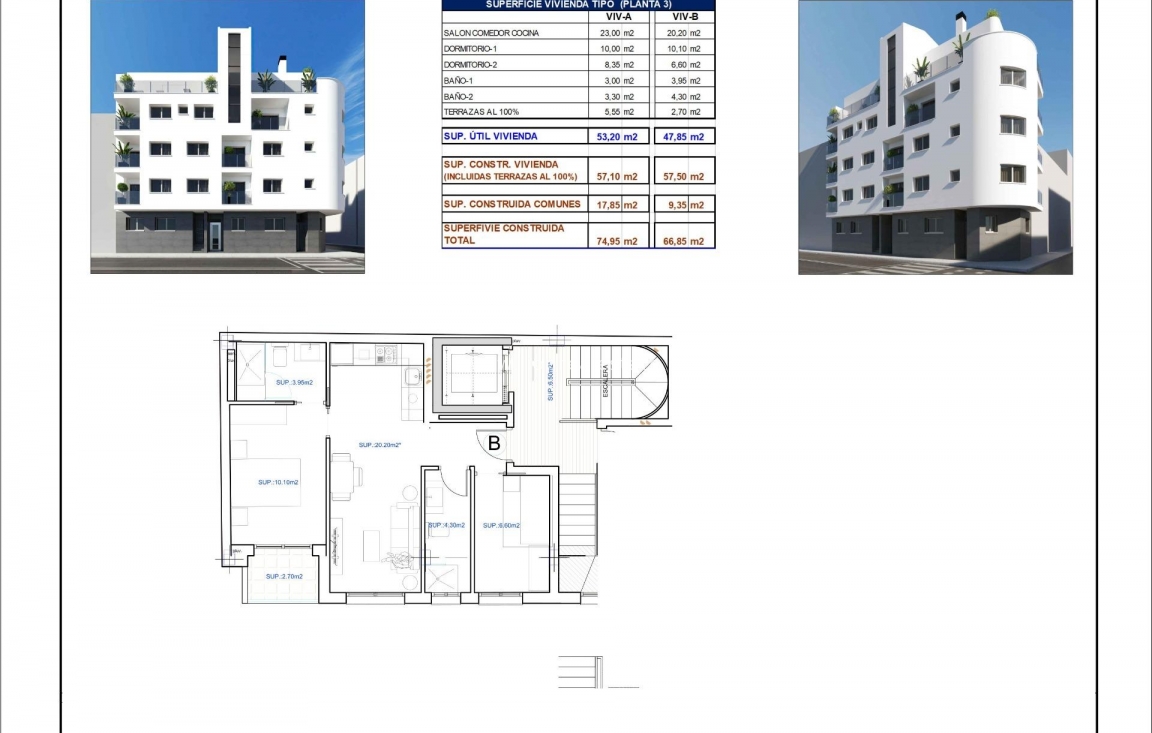 Nowy budynek - Mieszkanie w bloku - Torrevieja - Centro