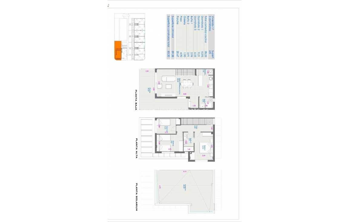 Nowy budynek - Town House - Orihuela Costa - Entre golf