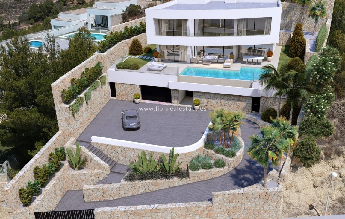 Nowy budynek - Villa - Calpe - Empedrola