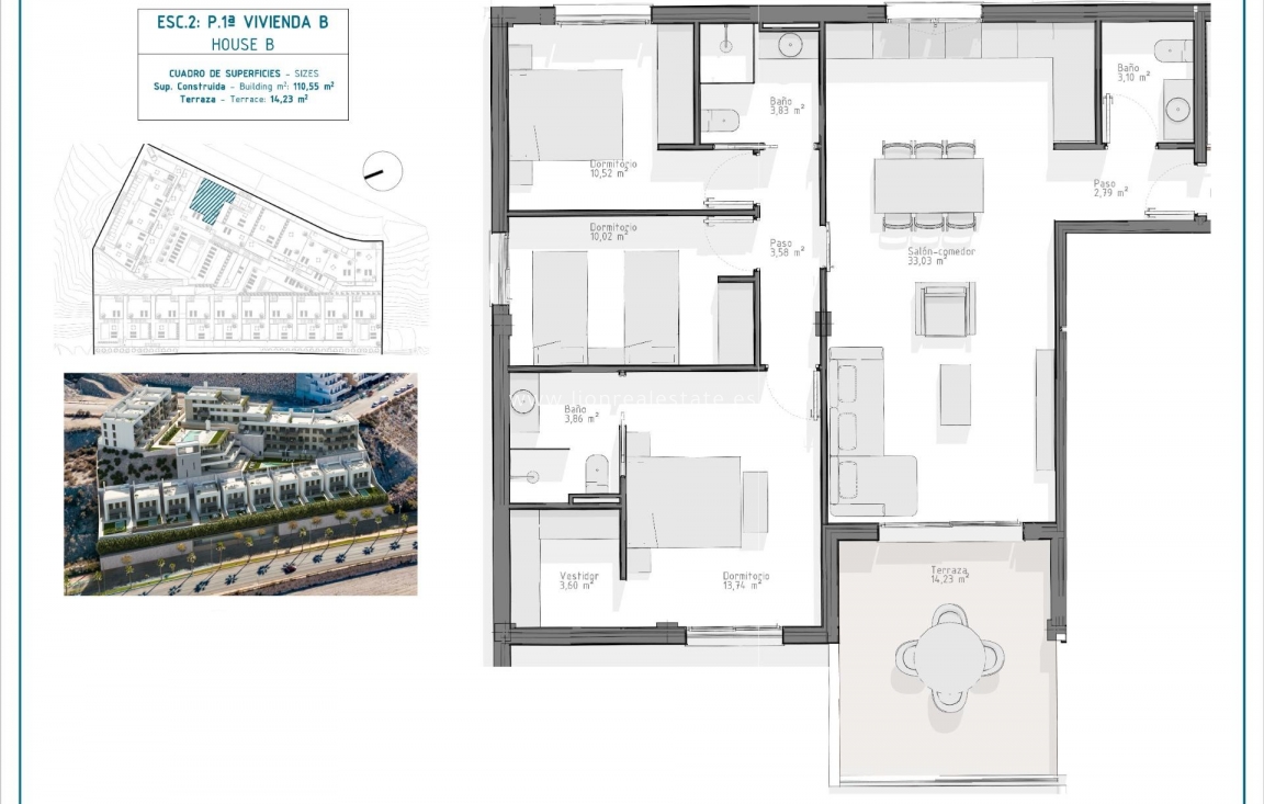 Obra nueva - Apartamento / piso - Aguilas - El Hornillo