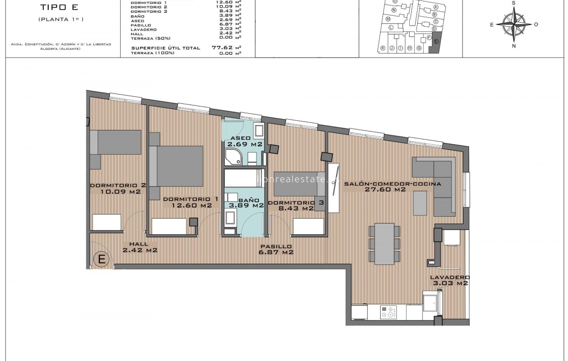 Obra nueva - Apartamento / piso - Algorfa - Pueblo