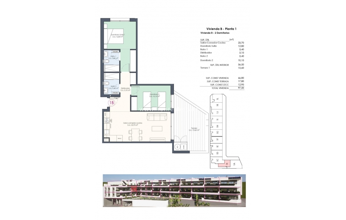 Obra nueva - Apartamento / piso - Benijofar - Pueblo