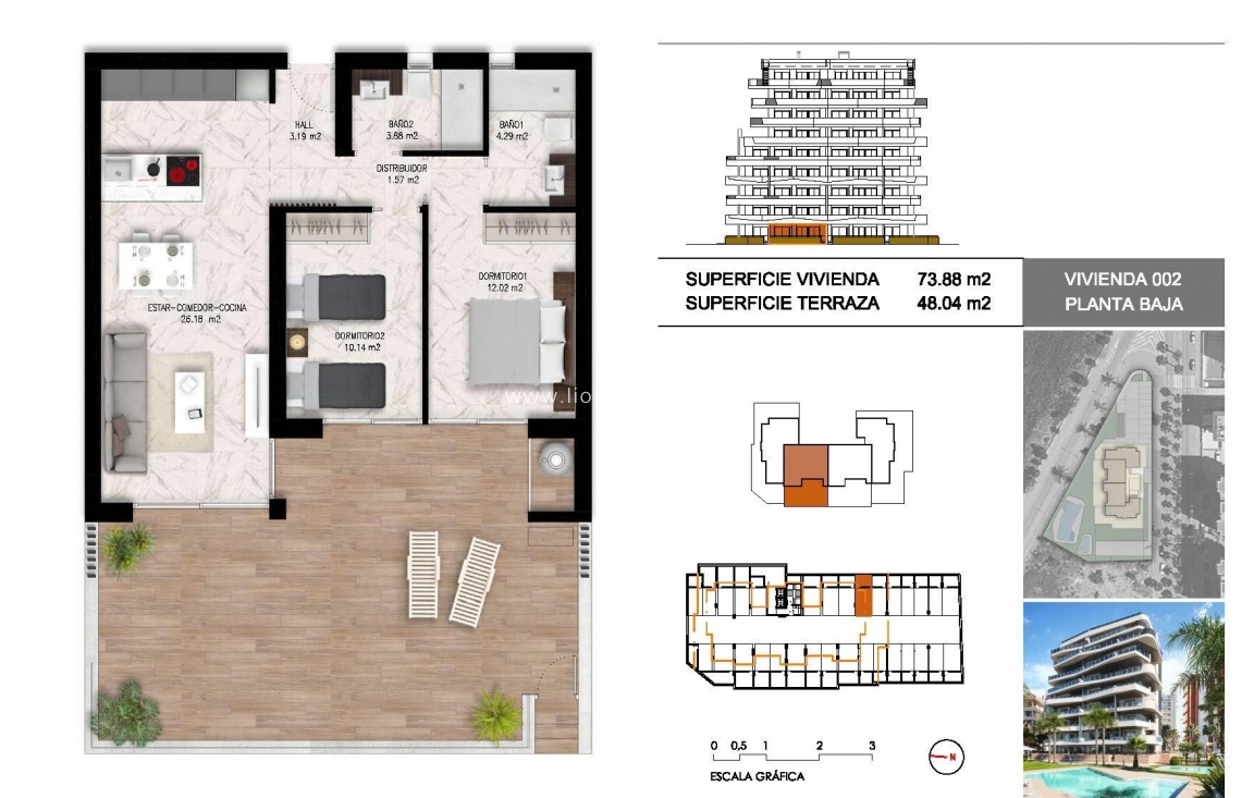 Obra nueva - Apartamento / piso - Guardamar del Segura - Pueblo