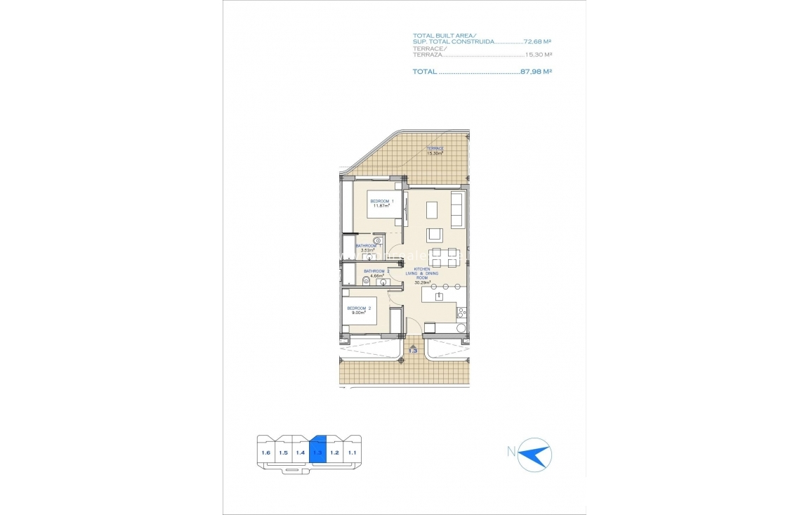 Obra nueva - Apartamento / piso - Los Alcazares - Serena Golf