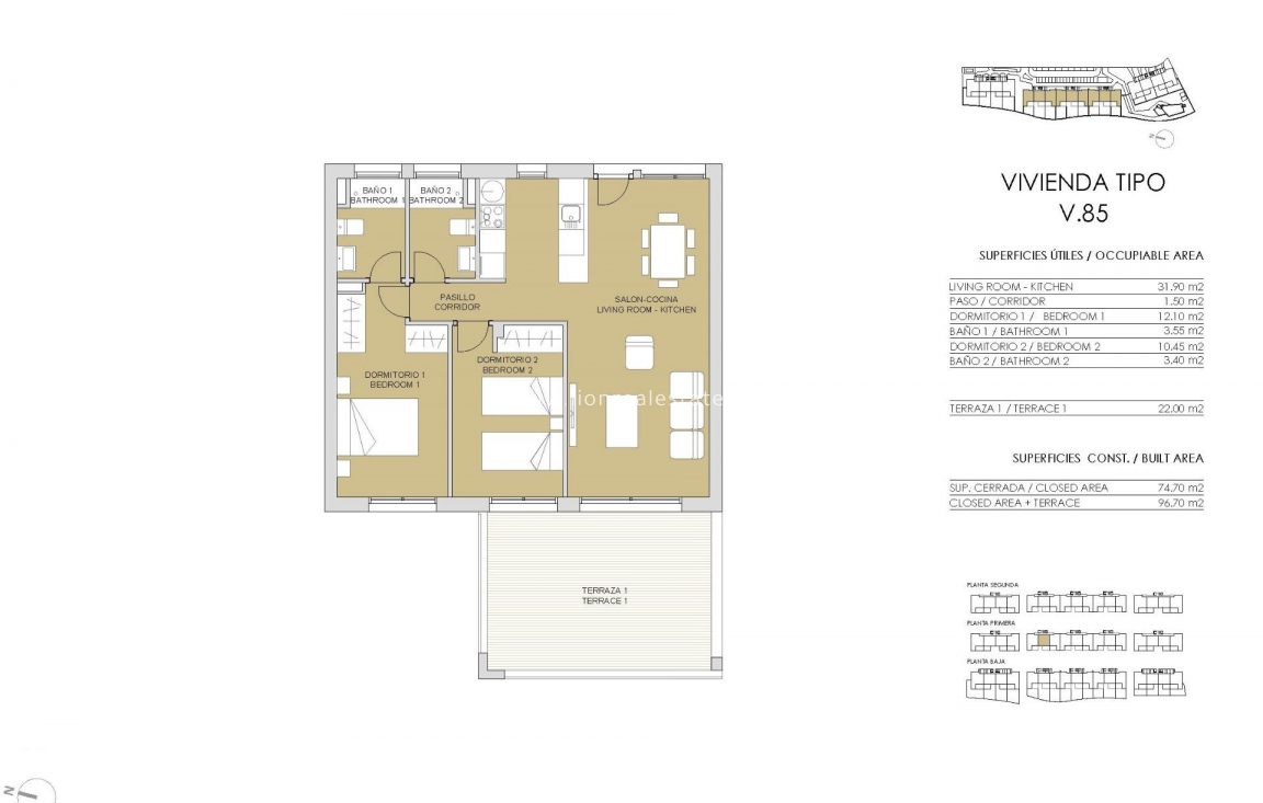 Obra nueva - Apartamento / piso - Pilar de La Horadada - Lo Romero Golf