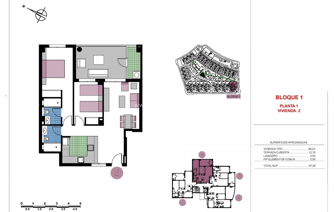 Obra nueva - Apartamento / piso - Pilar de La Horadada - Mil Palmeras