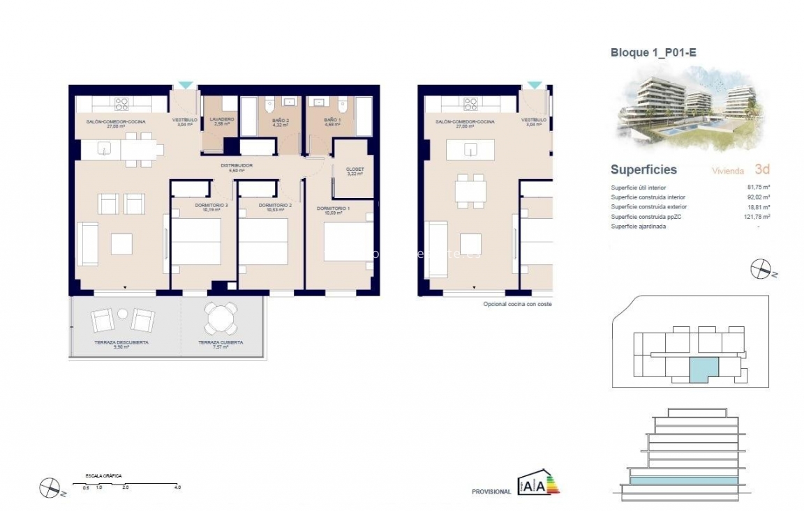 Obra nueva - Apartamento / piso - Villajoyosa - Playas Del Torres