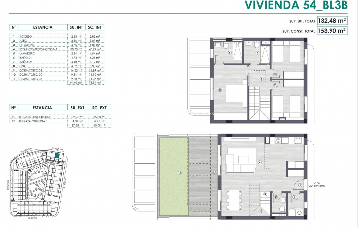 Obra nueva - Ático - Monforte del Cid - Alenda Golf