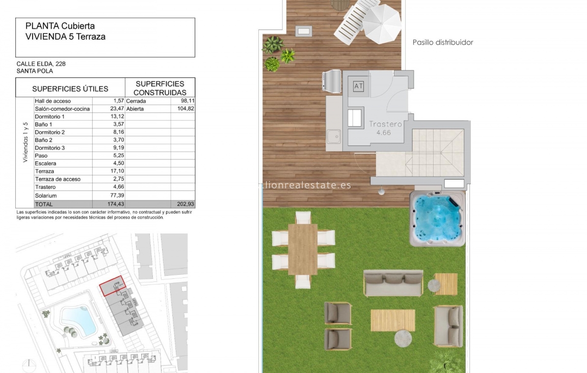 Obra nueva - Ático - Santa Pola - Playa Tamarit