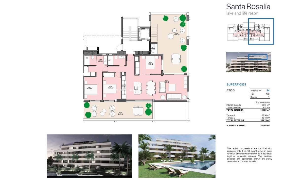 Obra nueva - Ático - Torre Pacheco - Santa Rosalia Lake And Life Resort