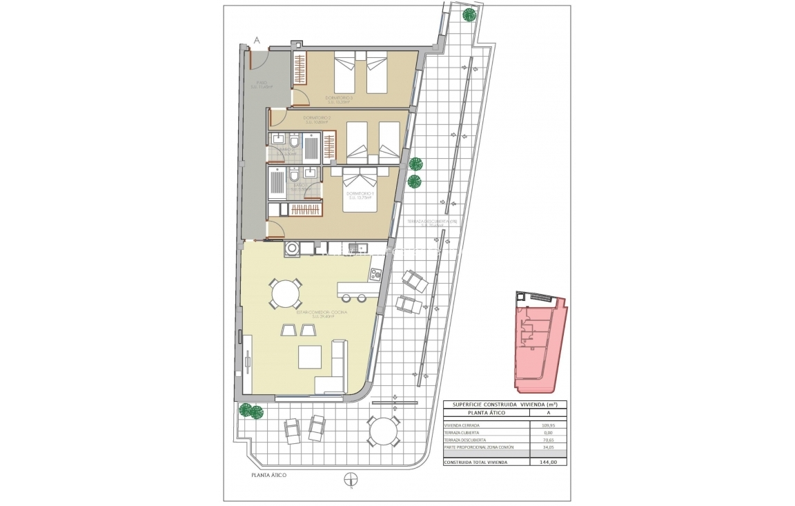 Obra nueva - Ático - Torrevieja - La Mata