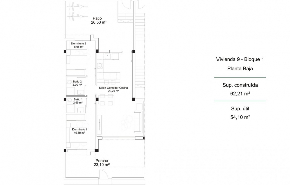 Obra nueva - Bungalow - Orihuela Costa - PAU 26