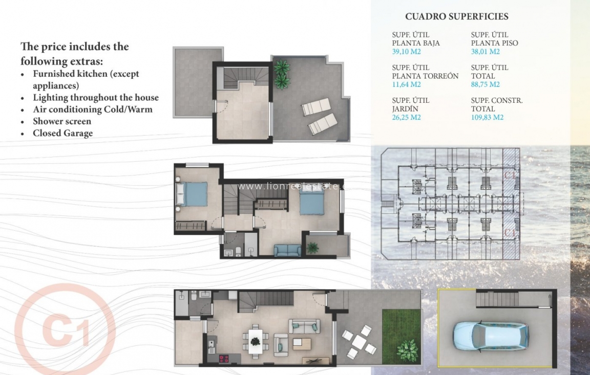 Obra nueva - Town House - La Manga del Mar Menor - La Manga