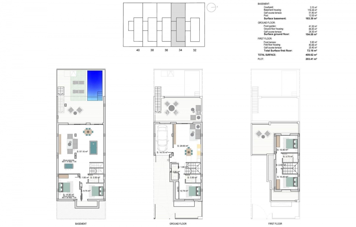 Obra nueva - Town House - Los Alcazares - Serena Golf