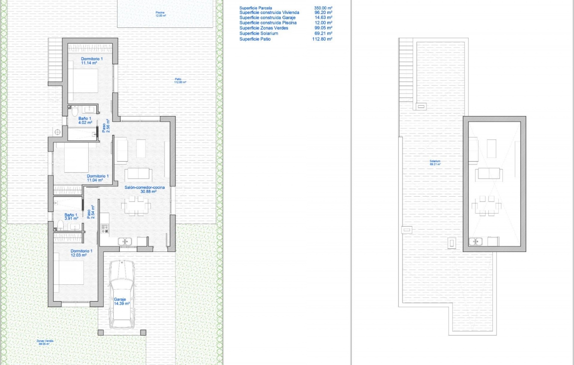 Obra nueva - Villa - Los Alcazares - Serena Golf