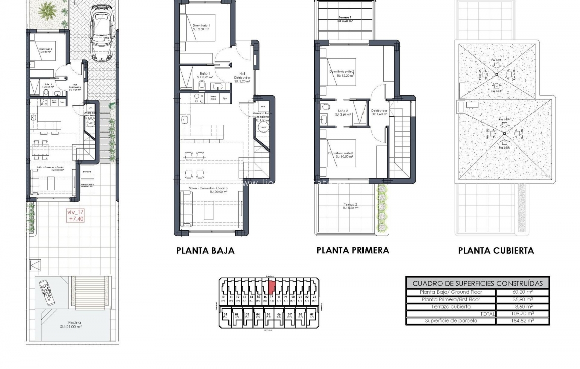 Obra nueva - Villa - Los Alcazares - Serena Golf