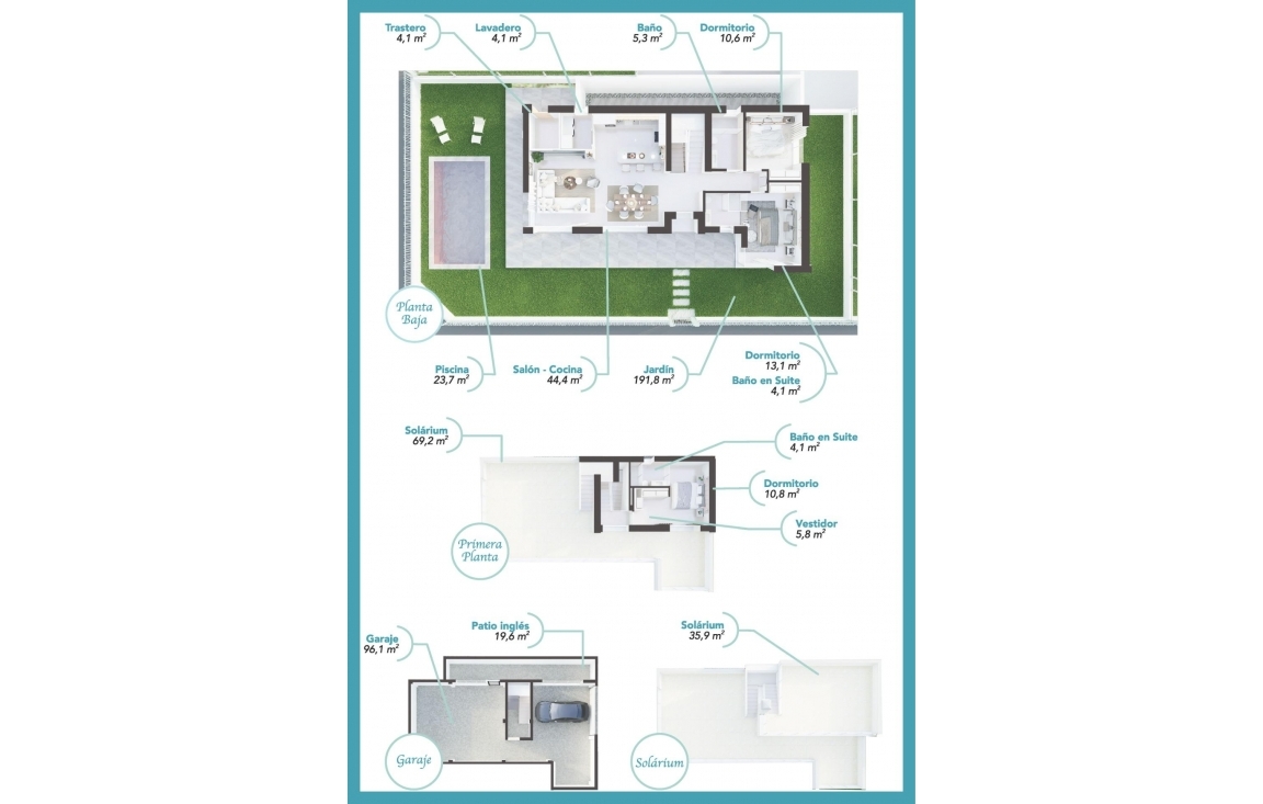 Obra nueva - Villa - Los Alcazares - Serena Golf