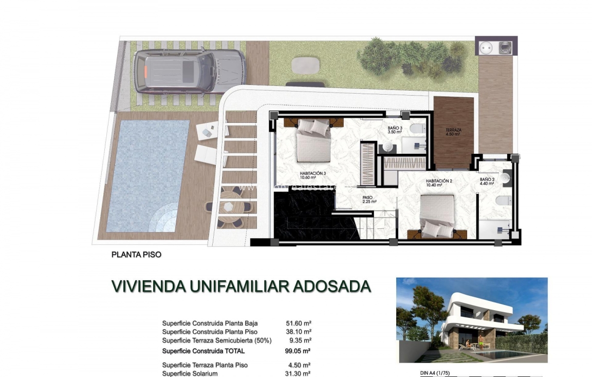 Obra nueva - Villa - Los Montesinos - La Herrada