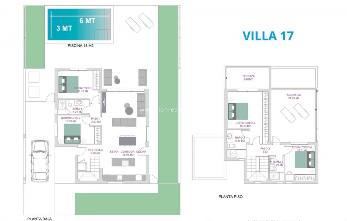 Obra nueva - Villa - San Javier - Roda Golf