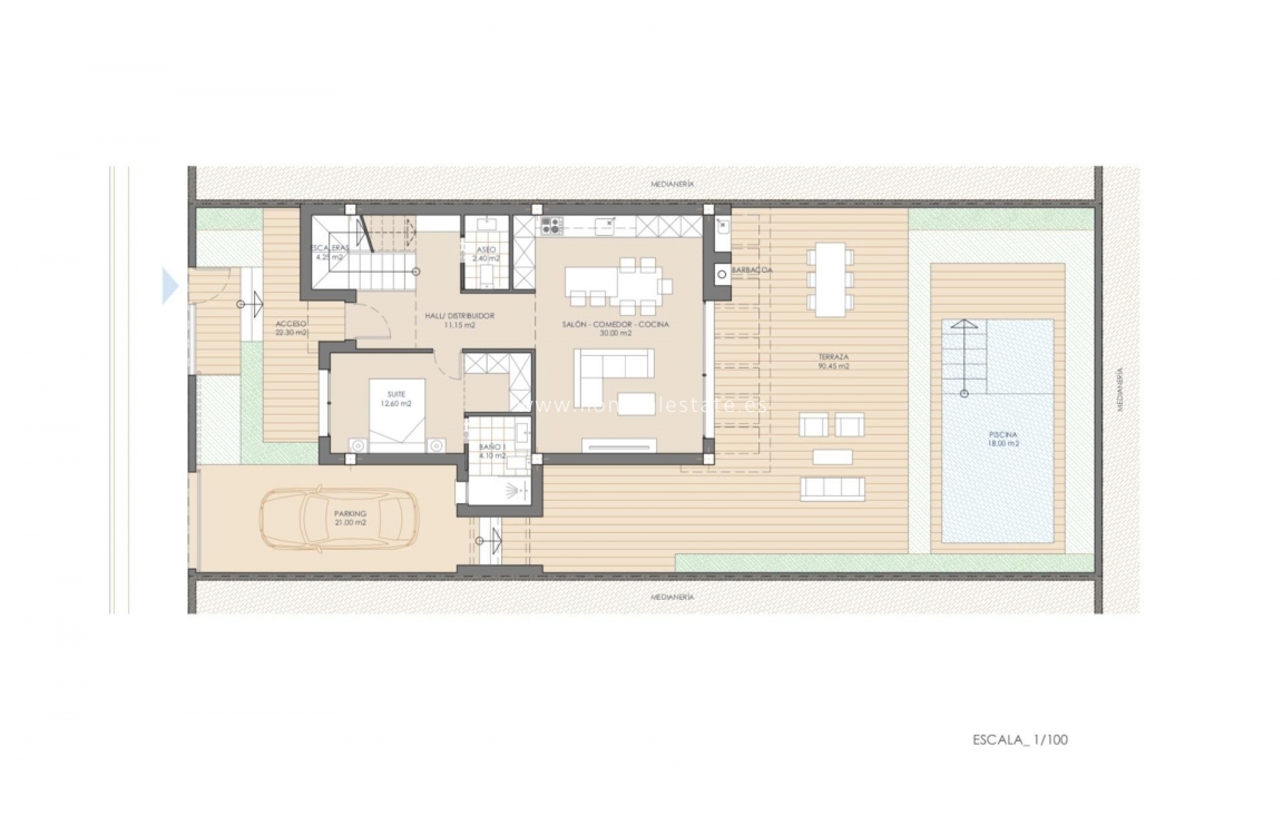 Obra nueva - Villa - San Juan de los Terreros - Las Mimosas