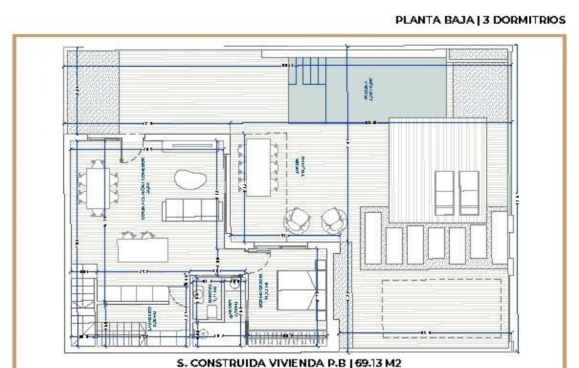 Obra nueva - Villa - Torre Pacheco - Roldán